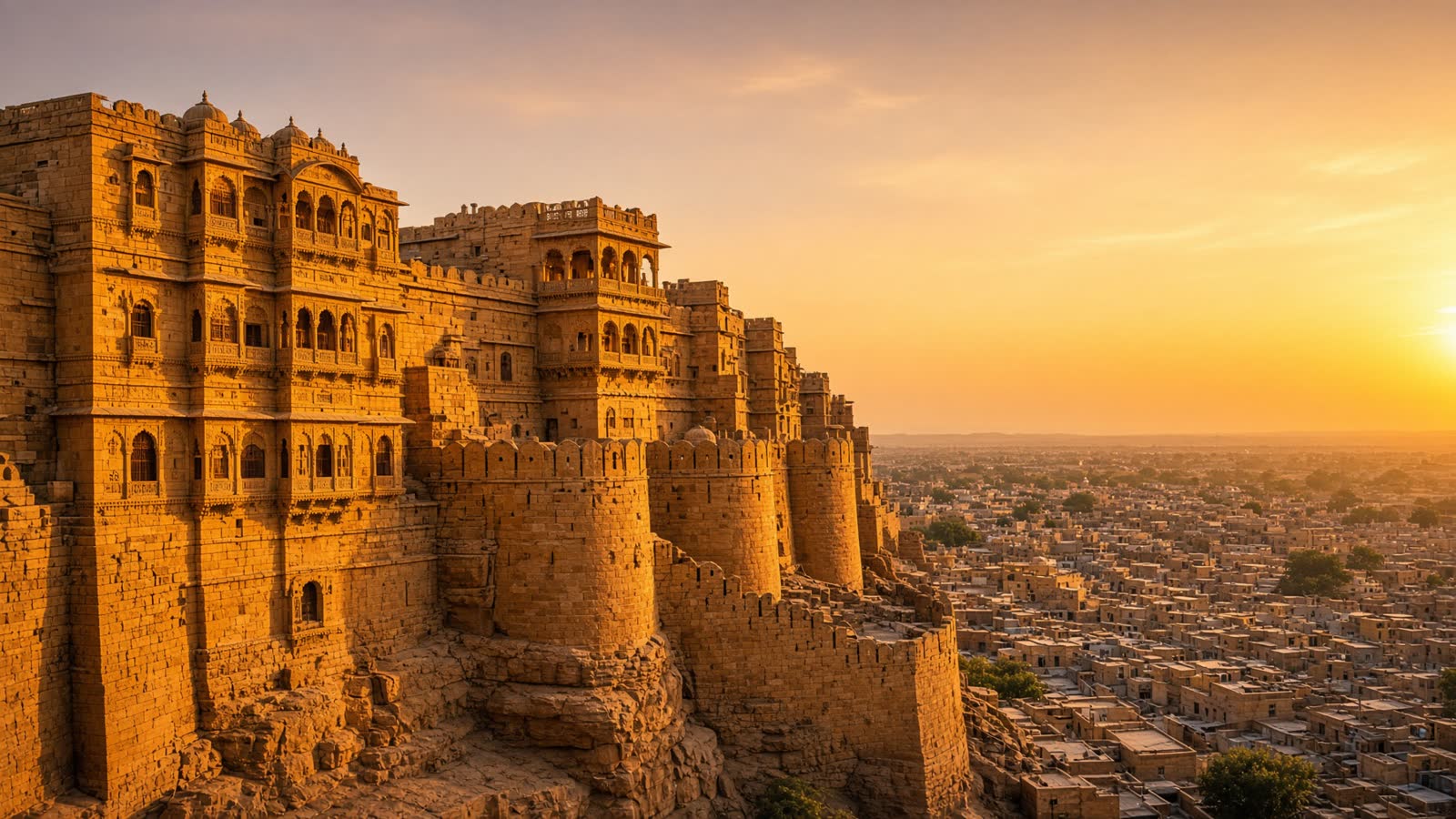Jaisalmer Fort on the 2 nights 3 days trip plan